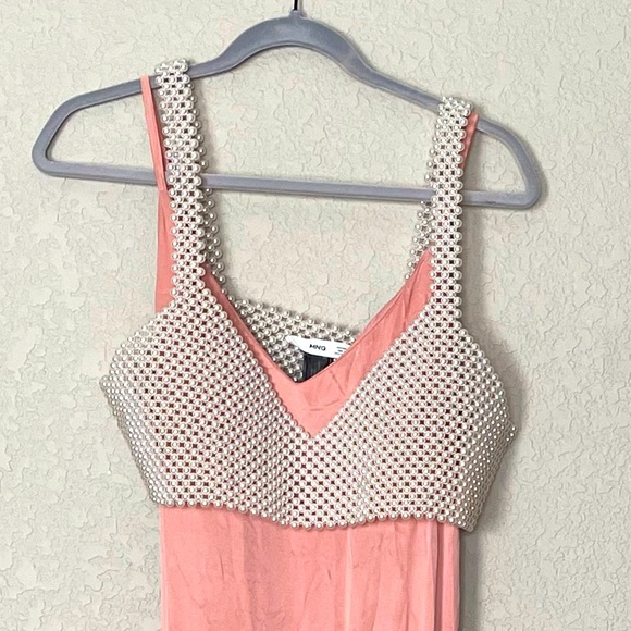 NWOT Mangofaux pearl top - Picture 4 of 6